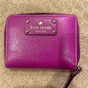 Kate Spade Mini Neda Wallet in purple